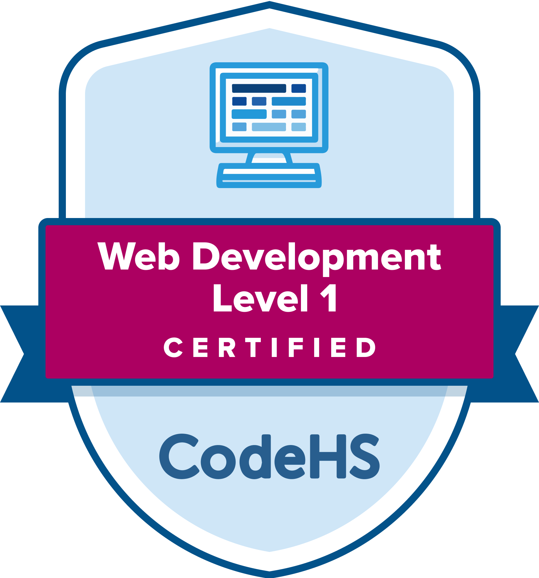 Web Development Certification Badge