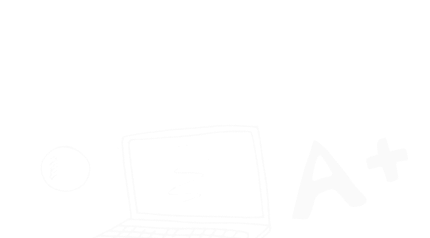 image of laptop with a circle to the left